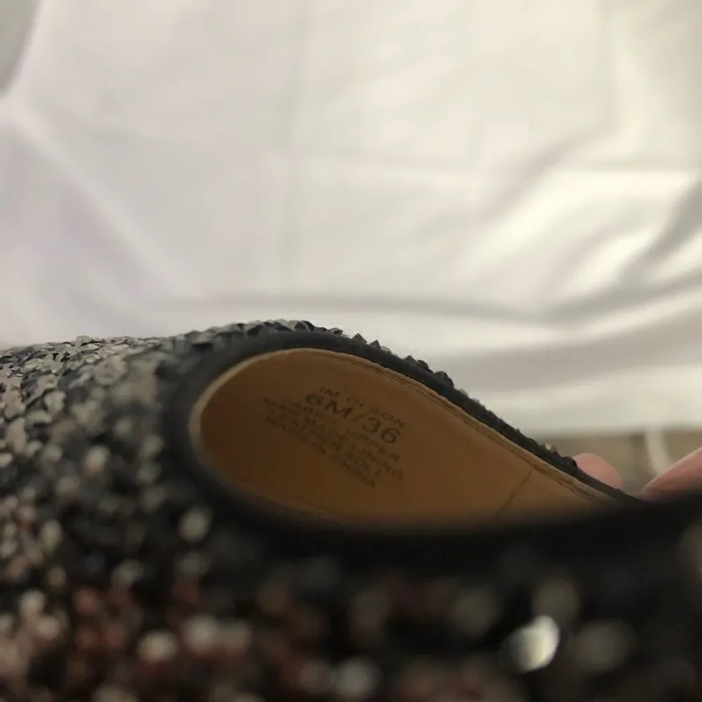 VINCE CAMUTO Olson Crystal Glitter Embellished Pointed Toe Stiletto Pump